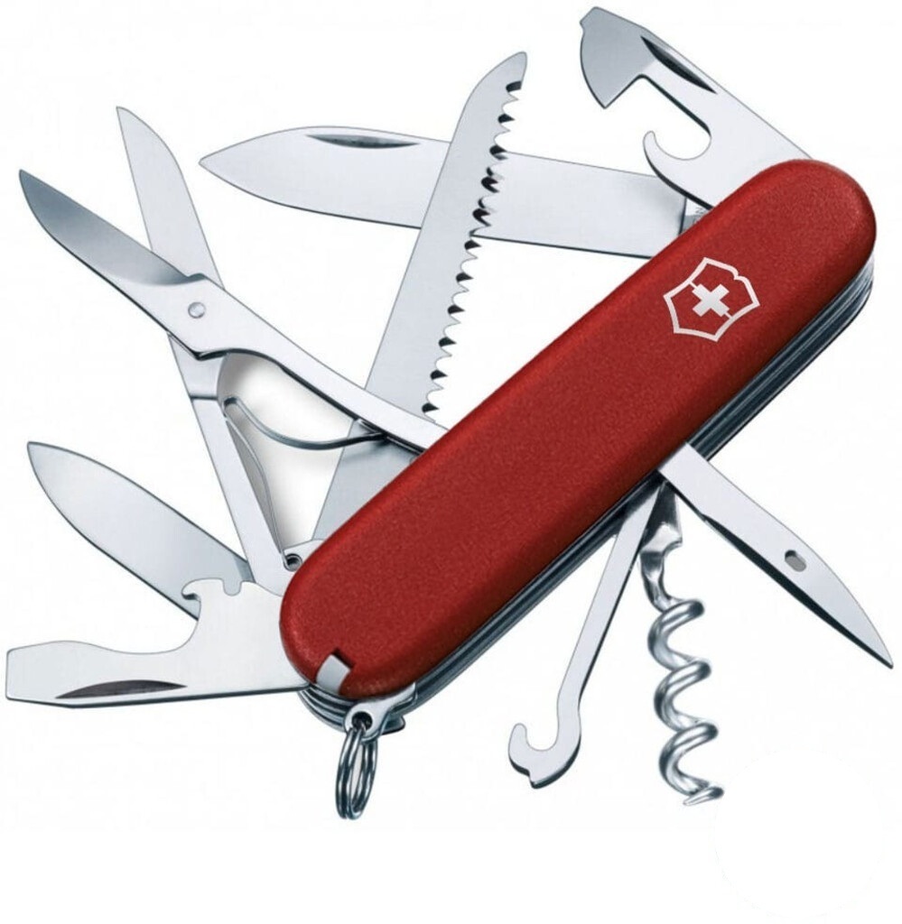 Нож Victorinox Huntsman Ukraine 91мм, 15функ, черв-черный (Vx13713.1.3) фото1