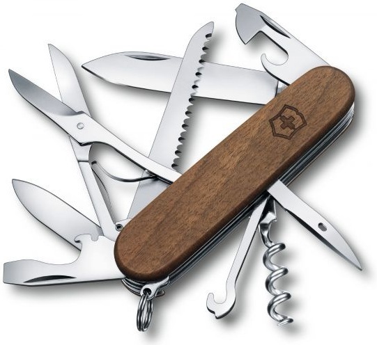 Нож Victorinox Huntsman Wood 91мм, 13 функ, орех (Vx13711.63) фото1