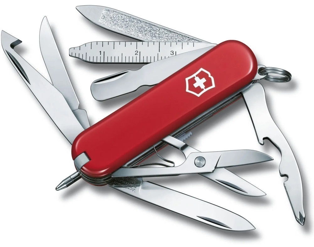 Нож Victorinox Minichamp 58мм,16функ,черв (Vx06385) фото1