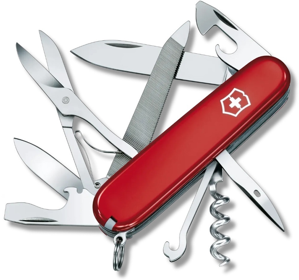 Нож Victorinox Mountaineer 91мм,18функ,черв (Vx13743) фото1