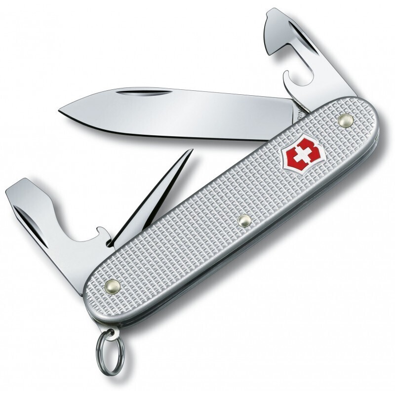 Нож Victorinox Pioneer 93мм, 8функ, рифл.серебро (Vx08201.26) фото1