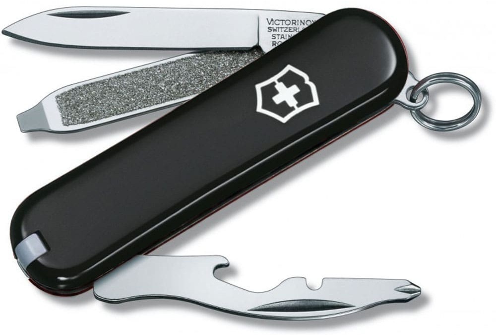 Нож Victorinox Rally 58мм, 9функ, черный (Vx06163.3) фото1