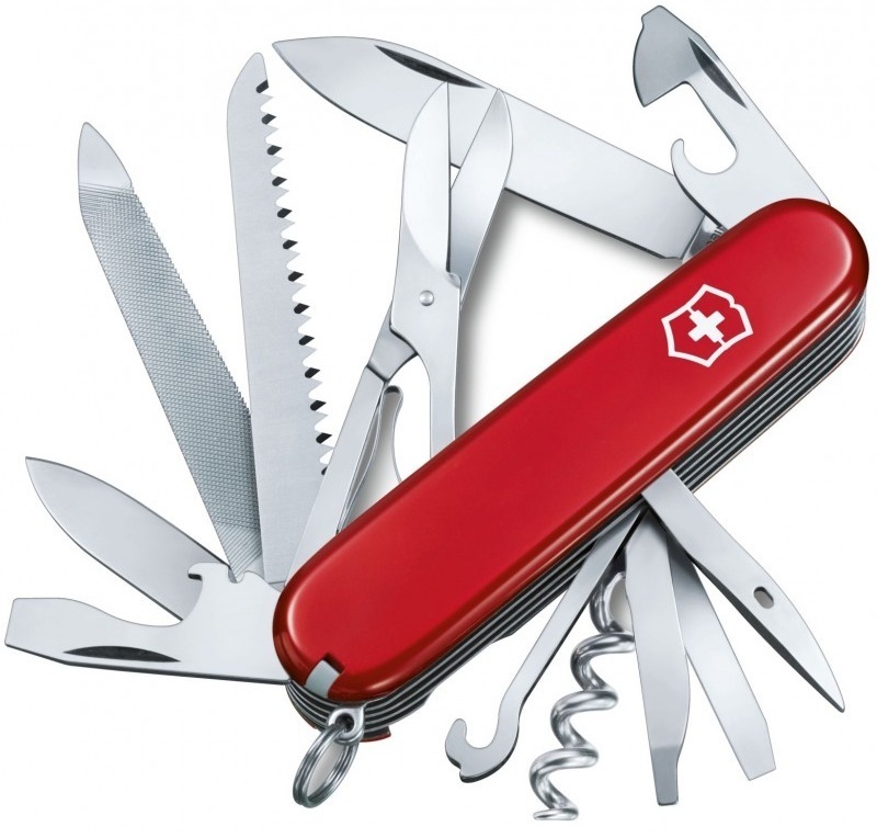Нож Victorinox Ranger 91мм,21функ,черв (Vx13763) фото1