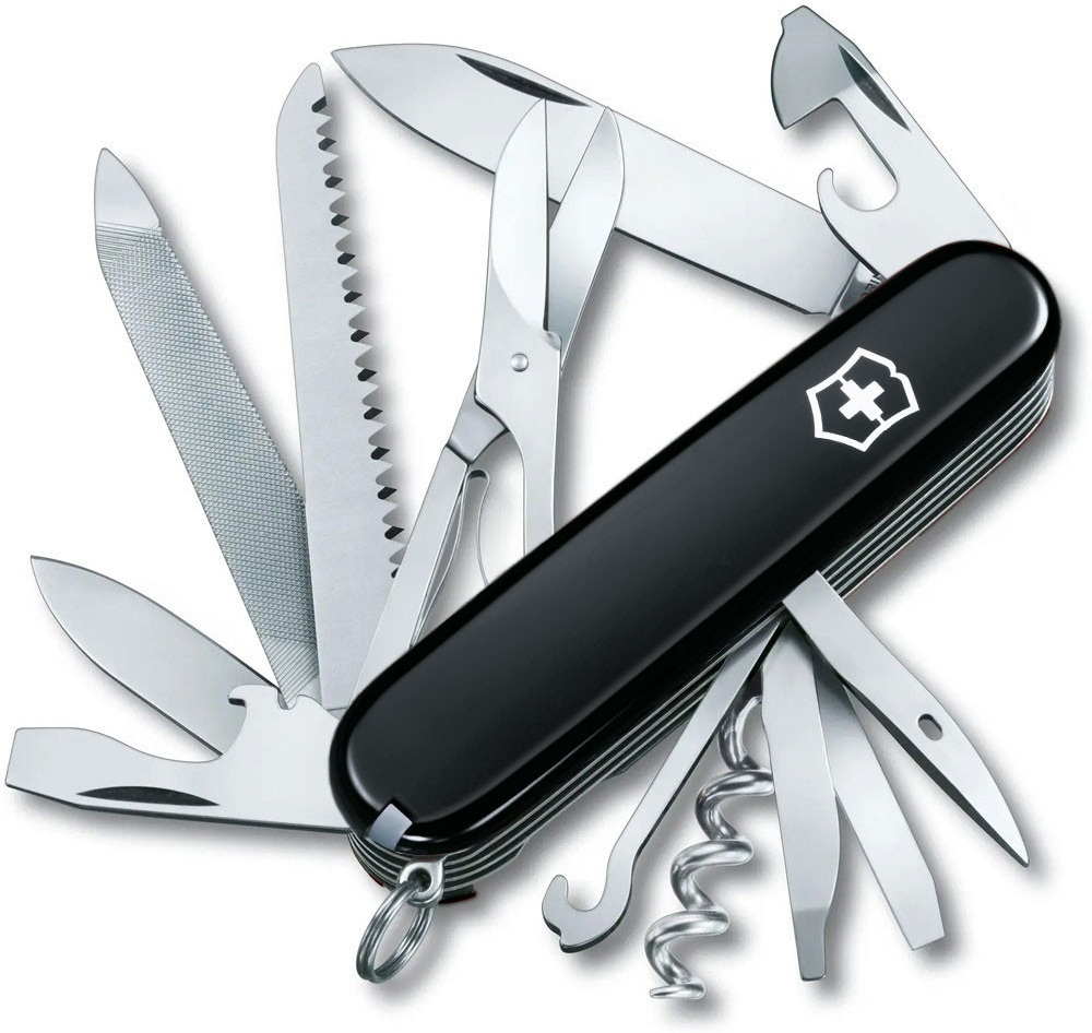 Нож Victorinox Ranger 91мм, 21функ, черный (Vx13763.3) фото1