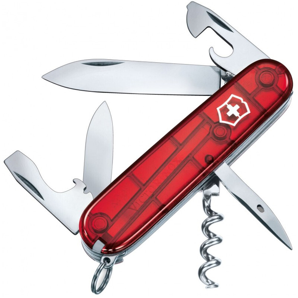 Ніж Victorinox Spartan 91мм,12функ,черв.прозор (Vx13603.T) фото1