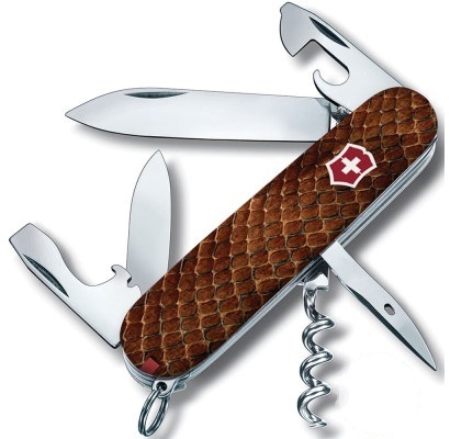 Ніж Victorinox Spartan Design 91мм,13функ ,Принт Шкіра кобри (Vx13603_R2210pk) фото1