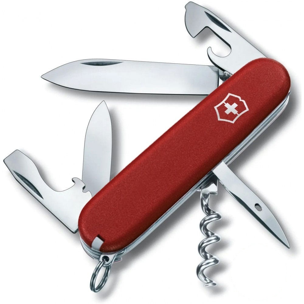 Ніж Victorinox Spartan Mat 91мм,12функ,черв.мат,штоп (Vx13603_M0007p) фото1