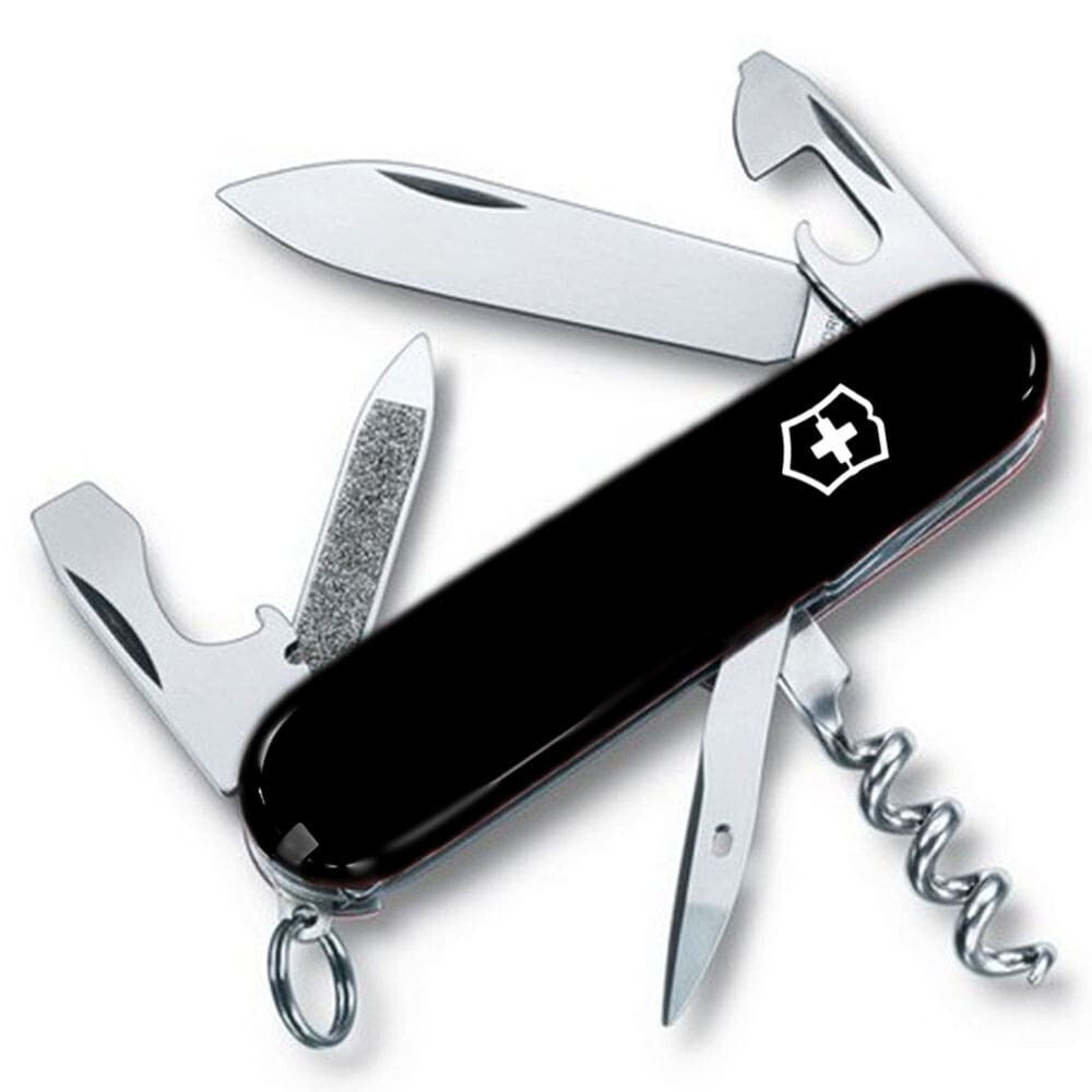 Нож Victorinox Sportsman 84мм, 13функ, черный (Vx03803.3) фото1