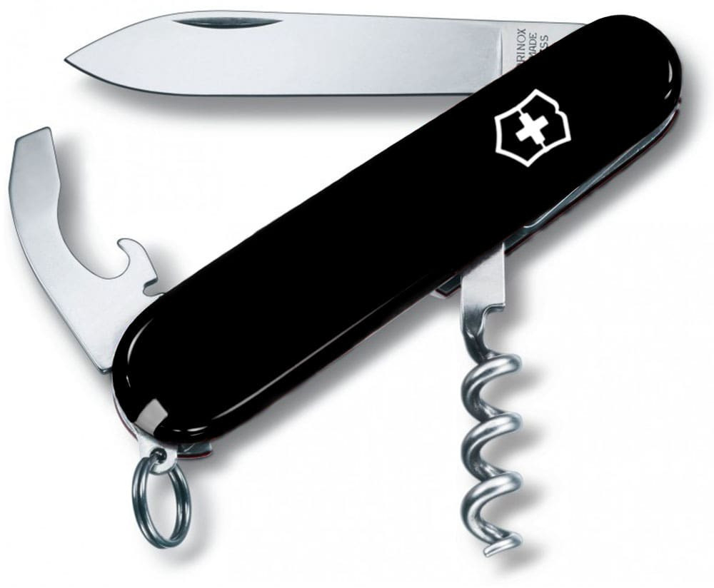 Нож Victorinox Waiter 84мм, 9функ, черный (Vx03303.3) фото1