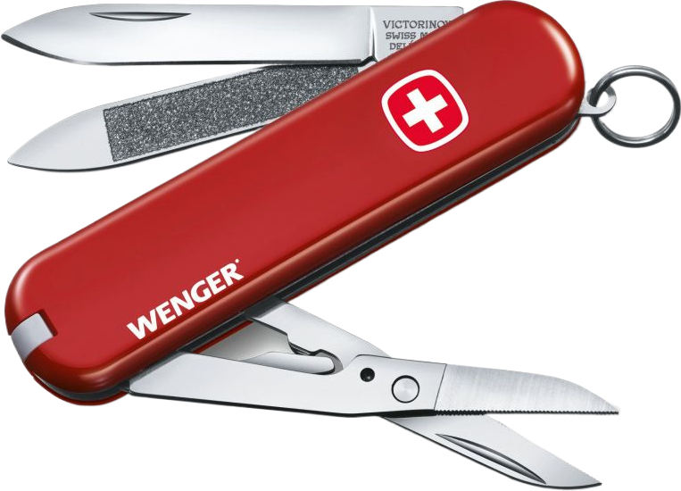 Нож Victorinox Wenger 65мм, 7функ, червь (Vx06423.91) фото1