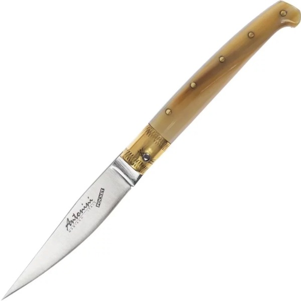 Нож Antonini Pocket Pattada, cm.17,5, 420 stainless steel brown (607/17/CO)