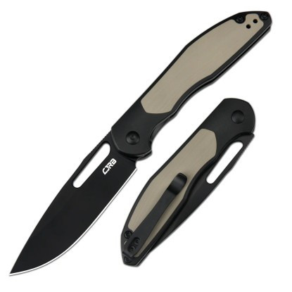 Ніж CJRB Droma Black Blade AR-RPM9, Auminum+G10 black (J1963-BDE) фото1