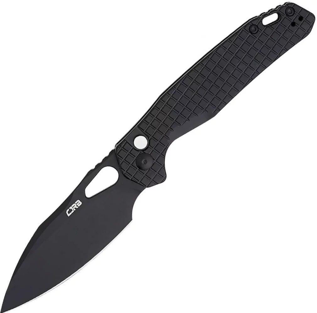 Ніж CJRB Frack Black Blade, AR-RPM9, Steel handle Frag pattern (J1931-BFST) фото1