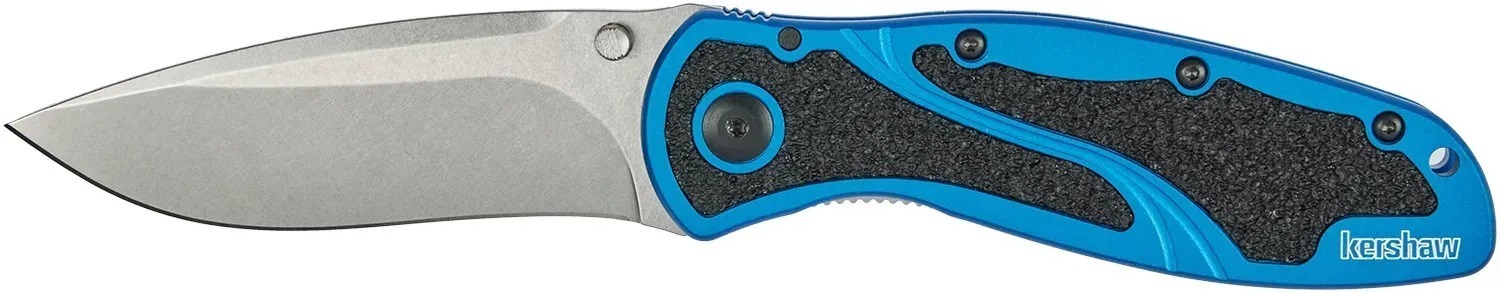 Ніж Kershaw Blur Stonewash, blue (1670NBMAG) фото1