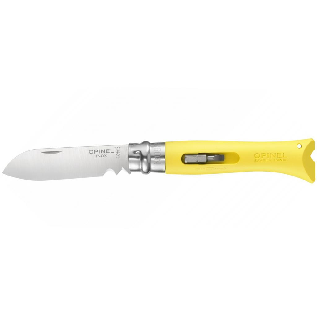 Ніж Opinel 9 DIY, жовтий (001804) фото1