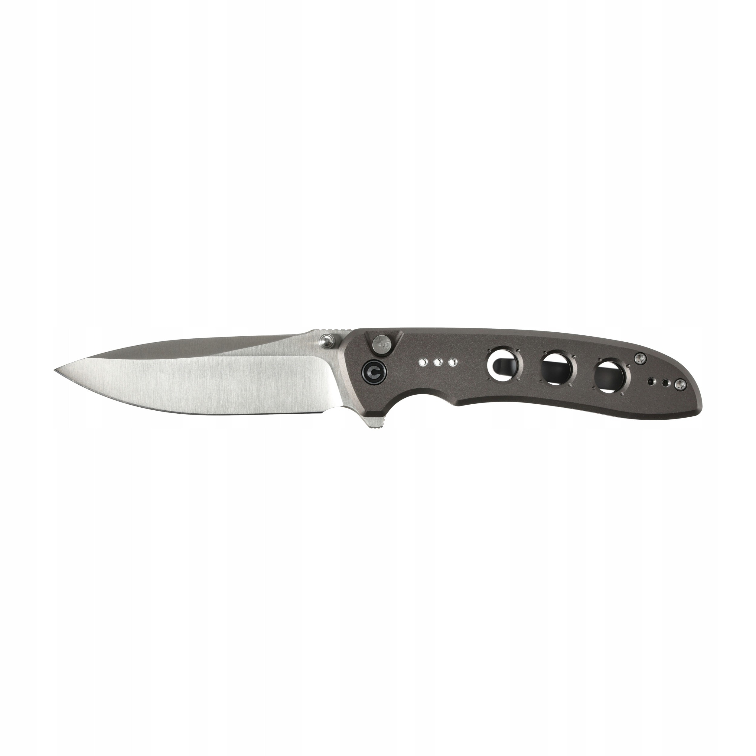 Нож складной туристический Civivi Hyperpulse, (8,9 см) 14C28N/Aluminum серый (C23087A-3) фото1