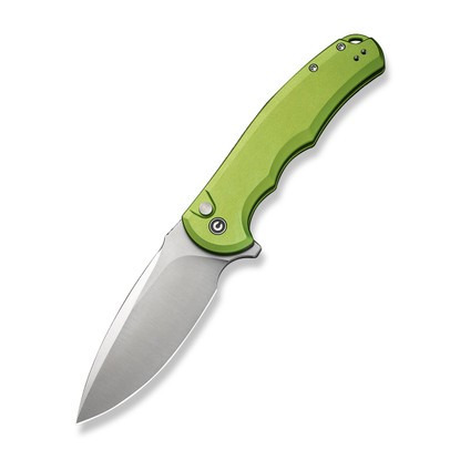 Нож складной туристический Civivi Praxis, (9,5 см) Nitro-V/Aluminum зеленый (C18026E-3) фото1