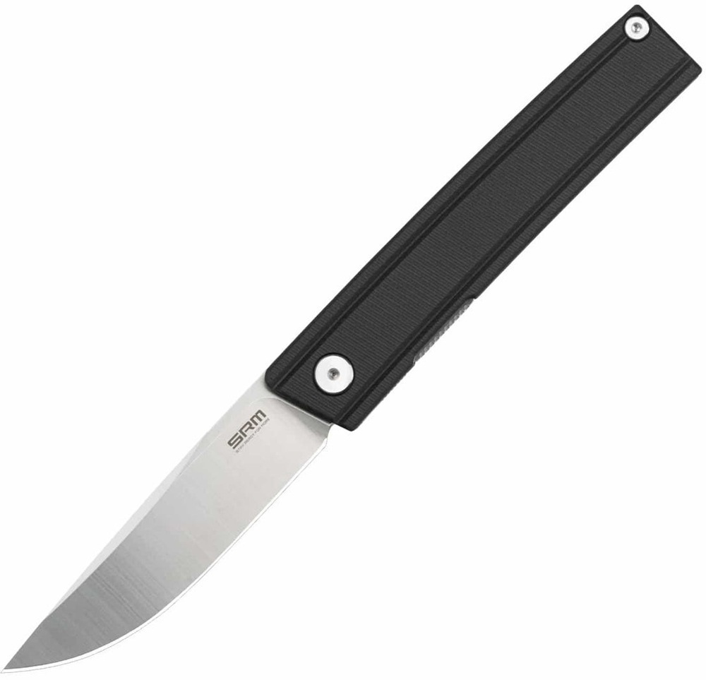 Нож складной туристический SRM Gent (8.3 см) 10Cr/G10 черный (401LC-GB) фото1