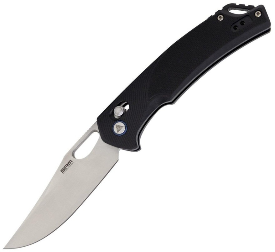 Ніж складаний туристичний SRM Retriever (9 см) D2 / G10 чорний (9201_) фото1