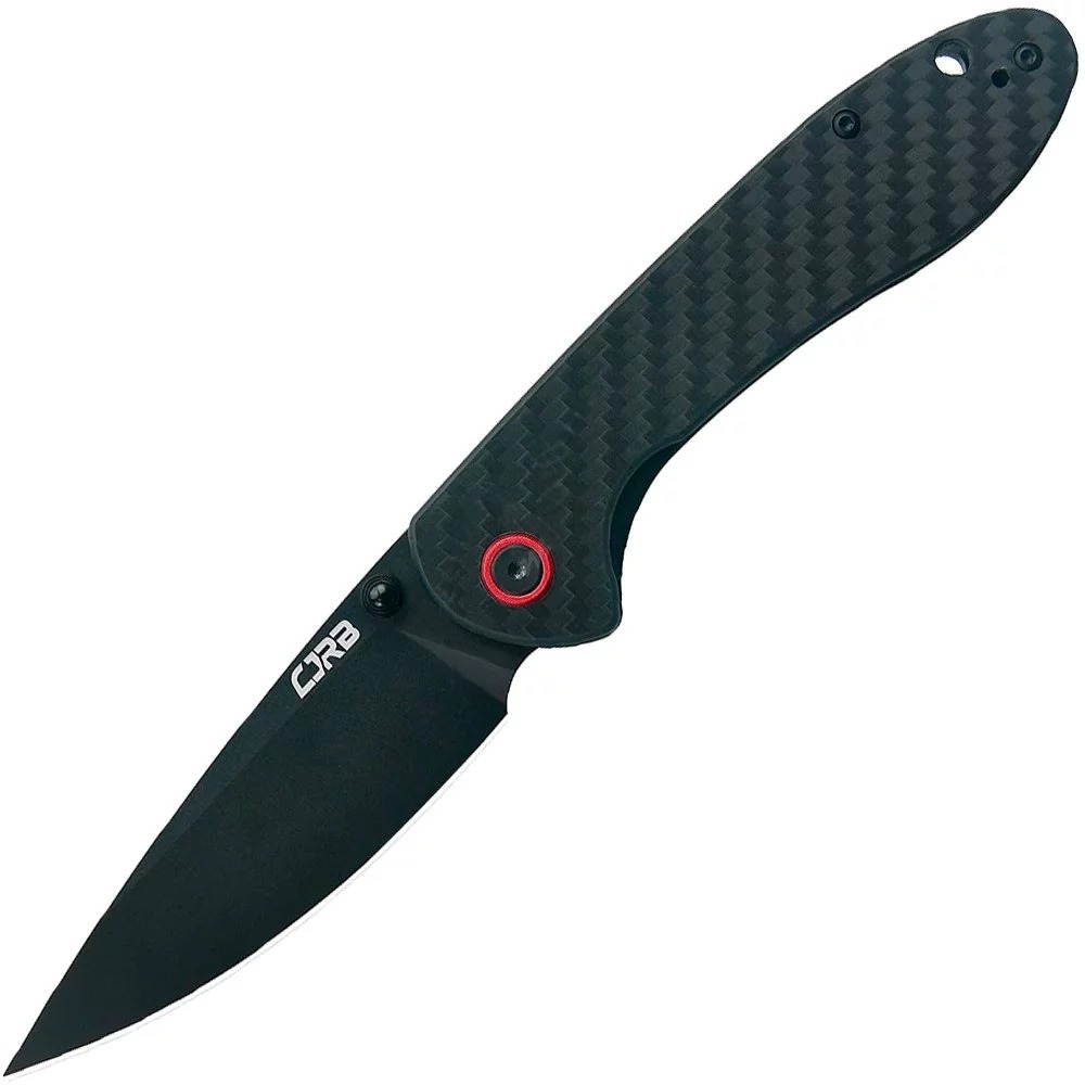 Ніж CJRB Feldspar Black Blade, AR-RPM9 Steel, CF, black (J1912-BCF) фото1