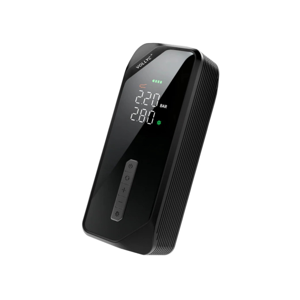 Насос-фонарь-powerbank автомобильный Vollyc Evo Tire Pump by Flextail, 150 PSI, 1500 mAh (6975755966946) фото1