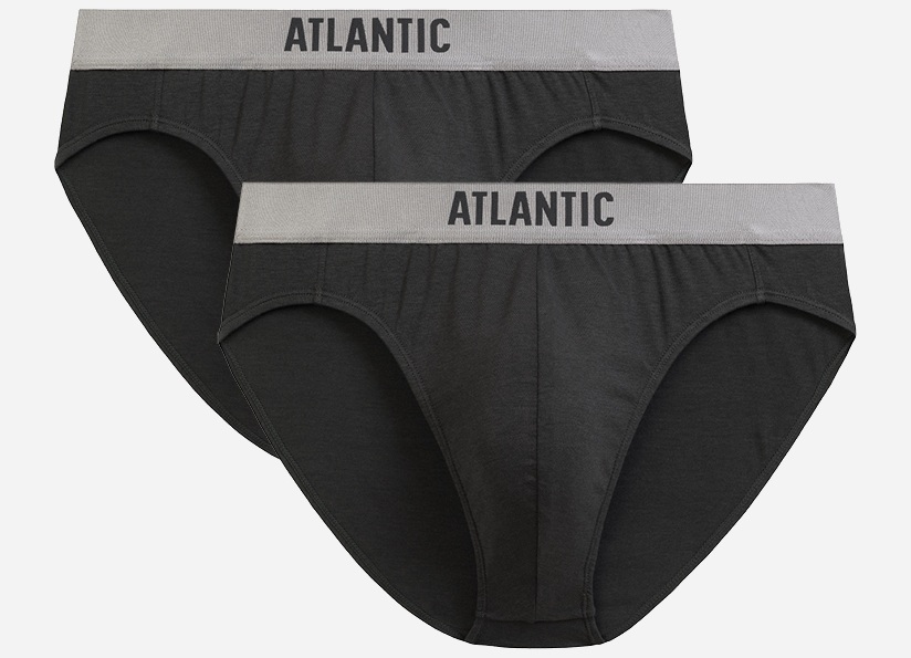 Набор трусов - брифов мужских Atlantic 2MP - 1589 S 2 шт хаки фото1