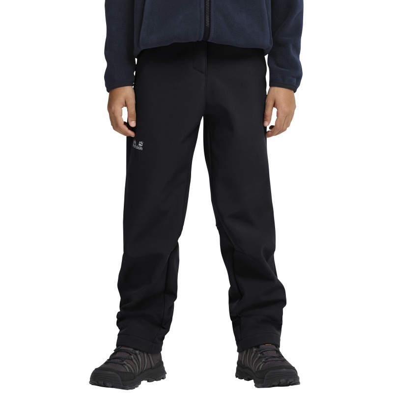 Штаны утепленые детские Jack Wolfskin Fourwinds Pants K A66681_6000 128 черные фото1