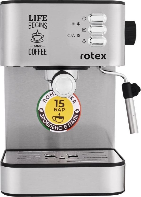 Кофеварка рожковая Rotex RCM750-S Life Espresso фото1