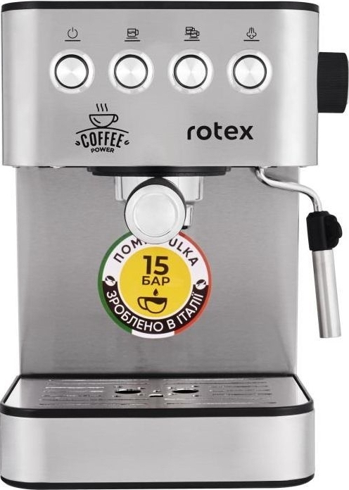 Кофеварка рожковая Rotex RCM850-S Power Espresso фото1