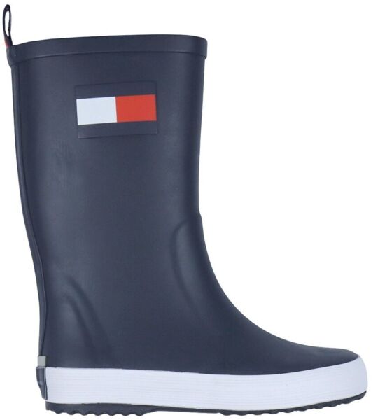 Чоботи гумові Tommy Hilfiger Flag Rain T3XC-33923-0047800 33 сині фото