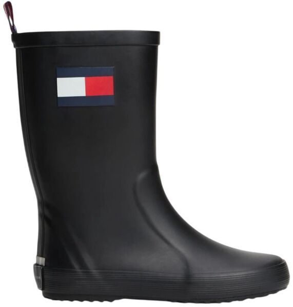 Чоботи гумові Tommy Hilfiger Flag Rain Boot T3XC-33923-0047999 37 чорні фото