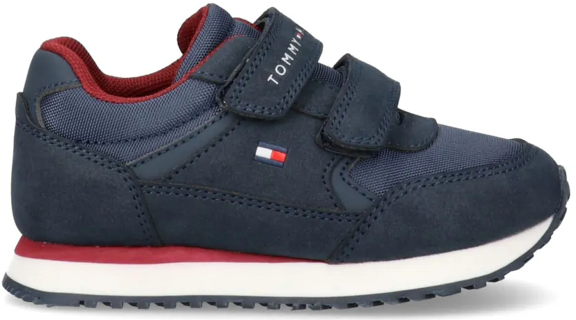 Кроссовки детские Tommy Hilfiger Low Cut Velcro T1X9-35253-1960800 28 синие