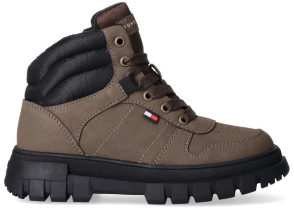 Ботинки Tommy Hilfiger Lace-Up Bootie Mud T3X5-35292-0316X729 35 темно-коричневые фото