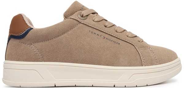 Кеди Tommy Hilfiger Low Cut Lace-Up Sneaker T3X9-35244-0318J046 38 бежеві фото