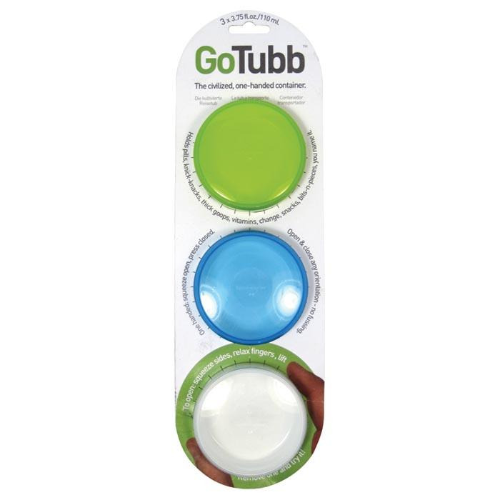 Набір контейнерів Humangear GoTubb 3-Pack Medium (022.0046) (649241886426) фото1