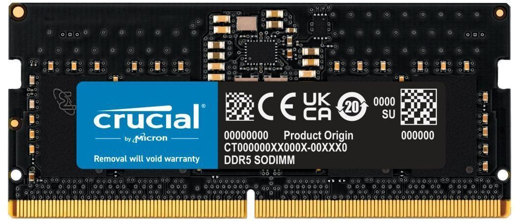 Память для ноутбука Crucial DDR5 5200 8GB SODIMM CL42 (CT8G52C42S5) фото1