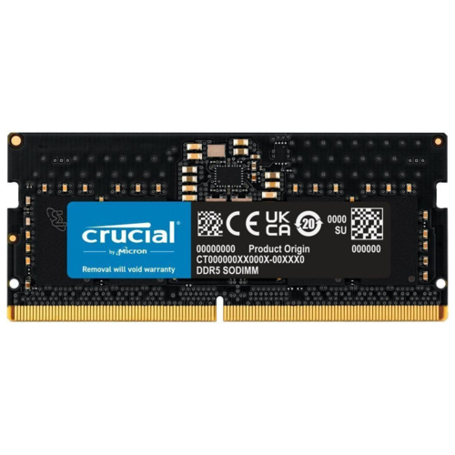 Память для ноутбука Crucial DDR5 5200 8GB SODIMM CL42 (CT8G52C42S5)
