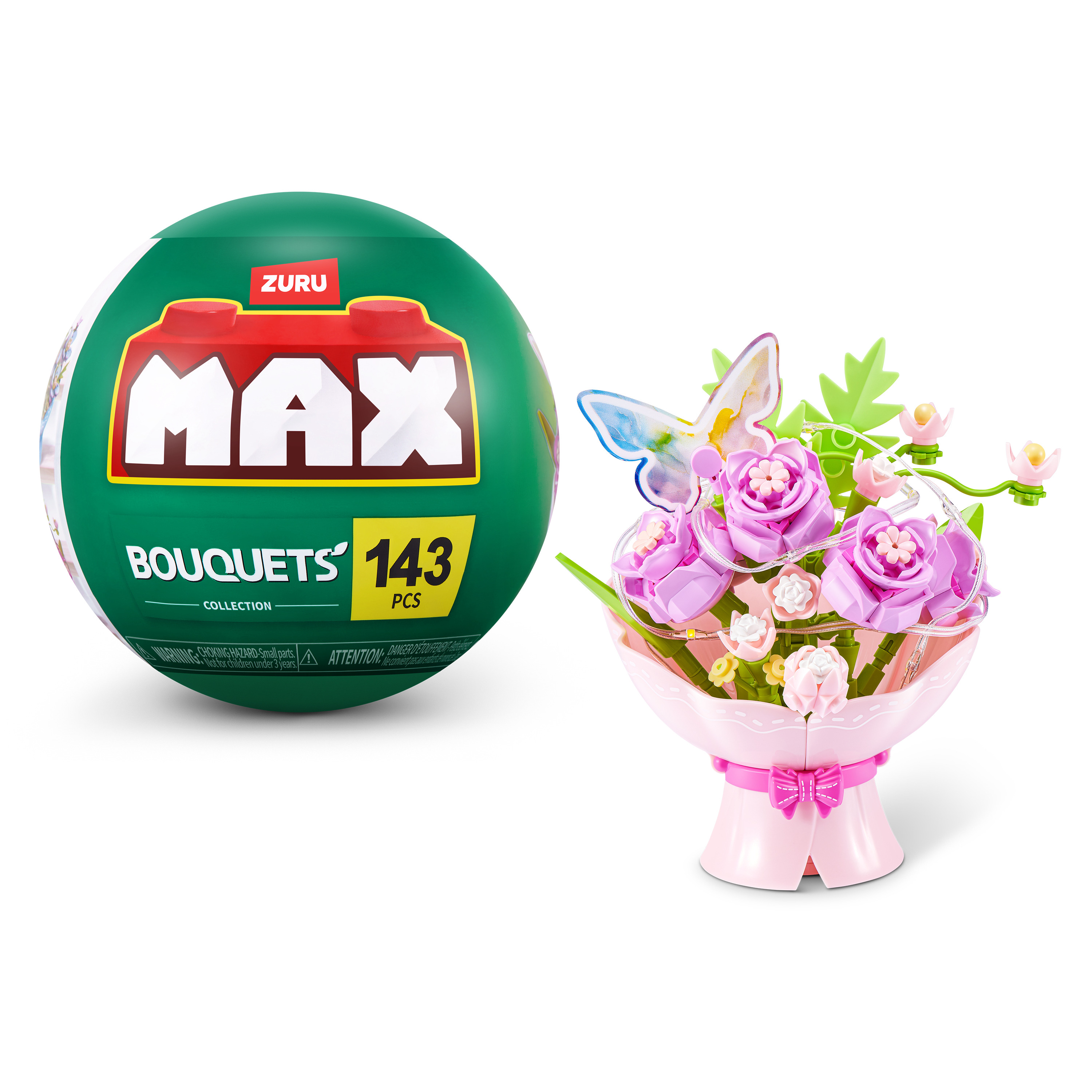 Конструктор в капсуле Max серии Bouquets S1 – Букет роз (свет) (83248EGQ8) фото1