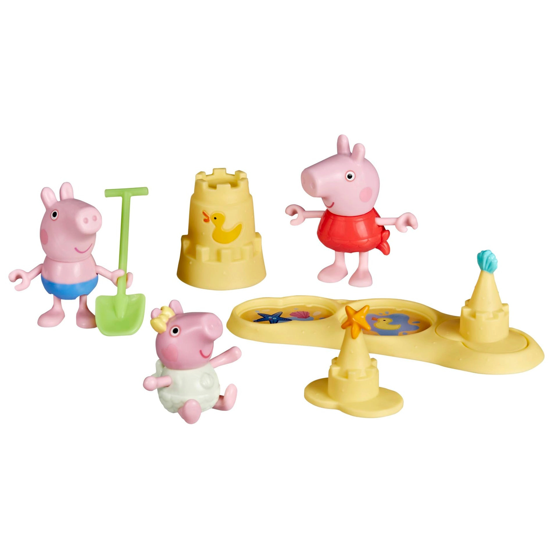 Игровой набор Peppa Figurines – Три маленькие свинки на пляже (G2833) фото1