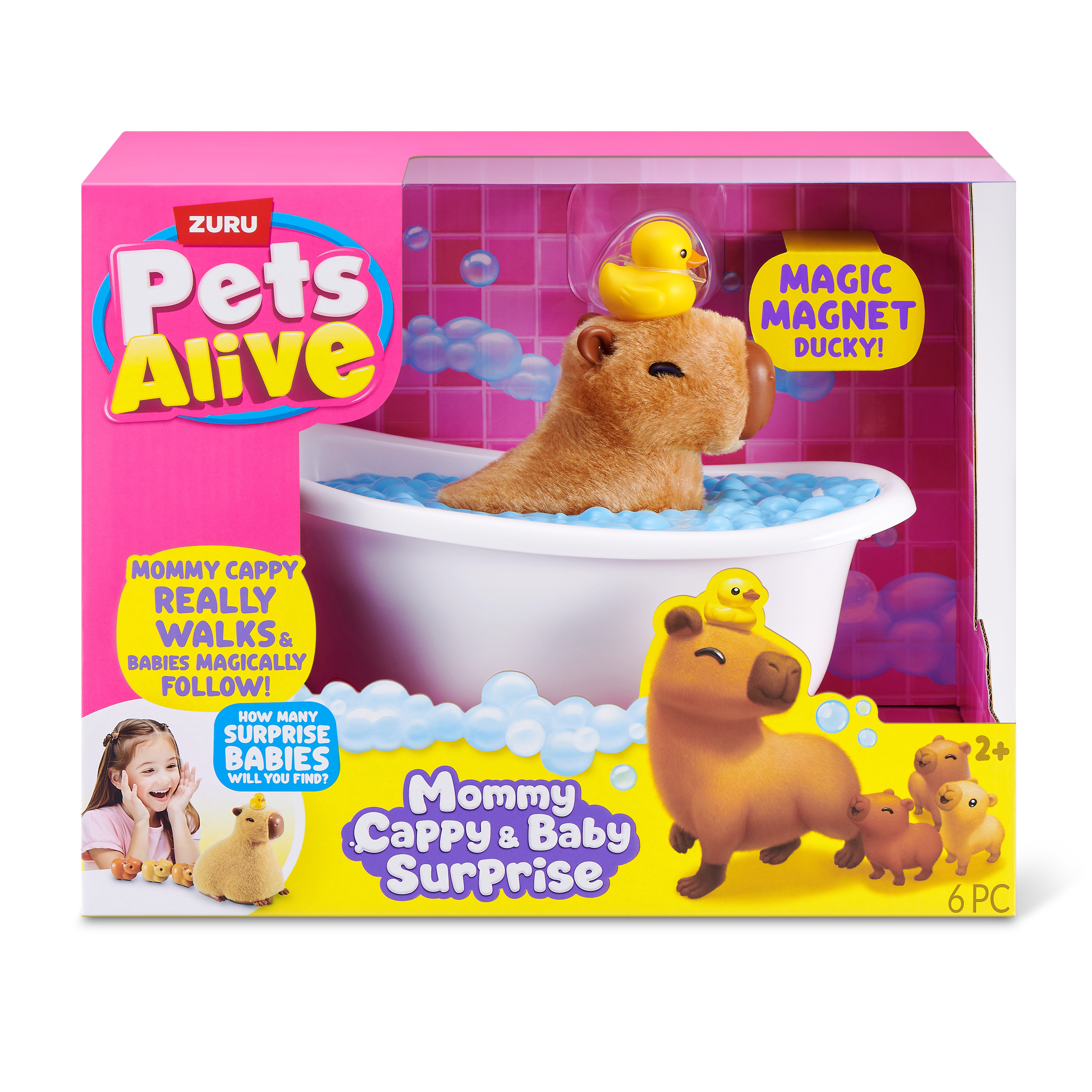 Інтерактивний ігровий набір Pets Alive – Мама капібара з сюрпризом (9574) фото1