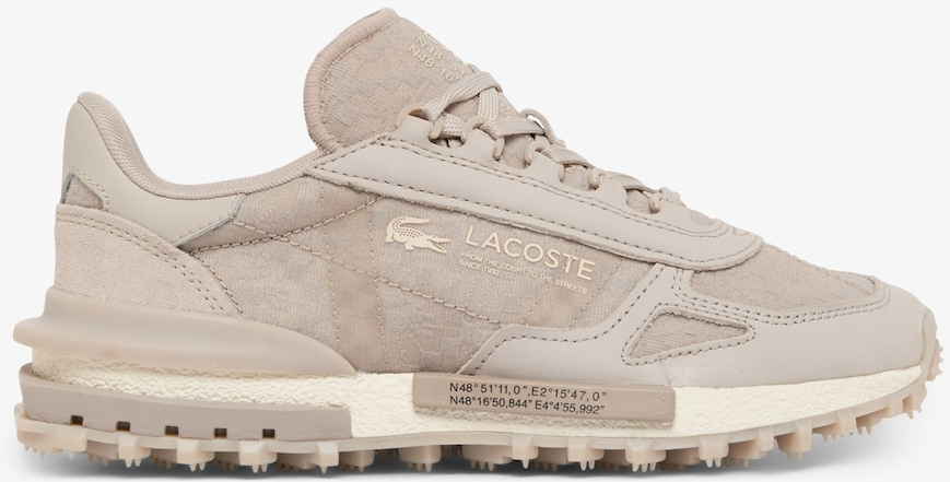 Кроссовки женские Lacoste Elite Active 752SFA0065-1E7 37 (4 UK) светло-бежевые