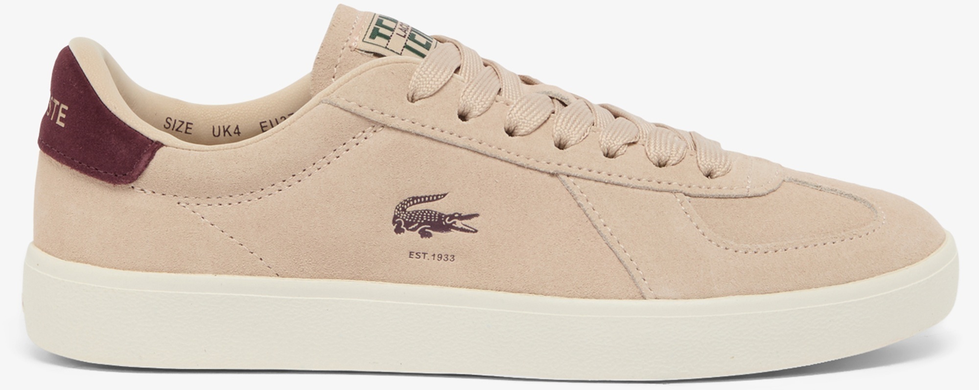Кеди жіночі Lacoste Baseshot Pro 752SFA0038AD6 40 (6,5 UK) світло-бежеві фото1