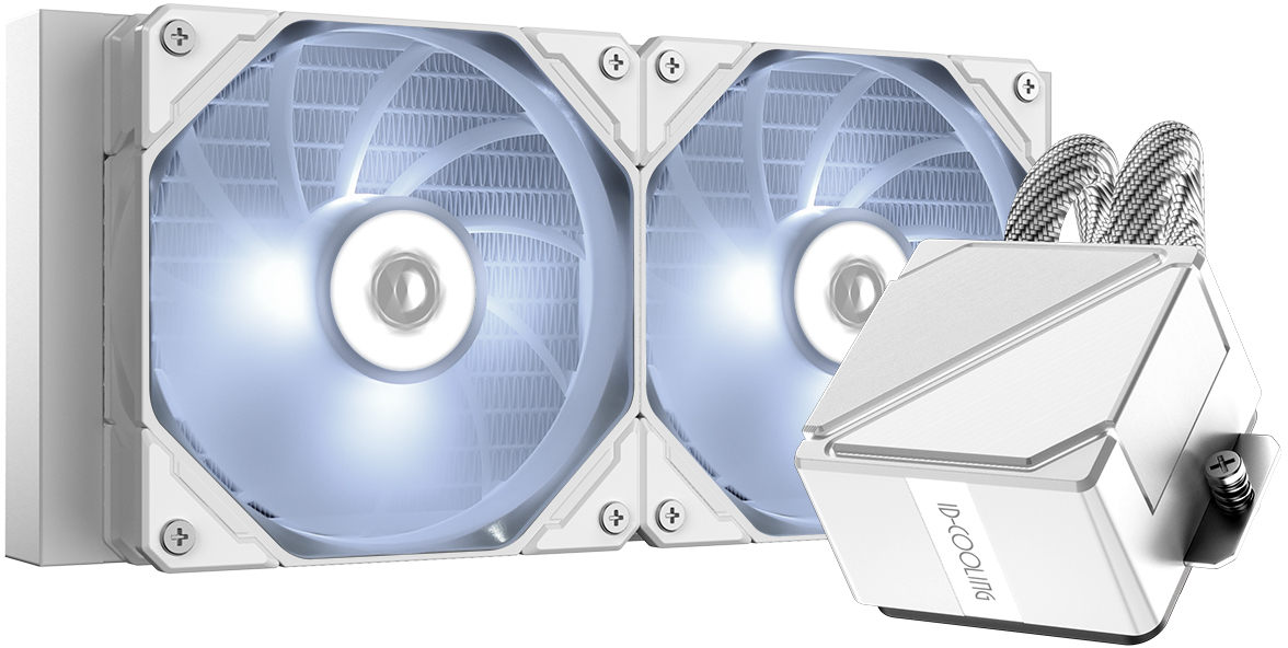 Система водяного охолодження ID-Cooling (DASHFLOW 240 BASIC WHITE) фото1