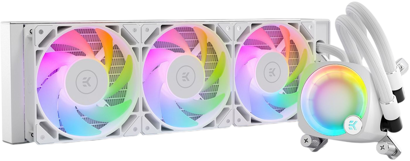Система водного охлаждения EKWB EK-Nucleus AIO CR360 Lux D-RGB White (3831109897850) фото1