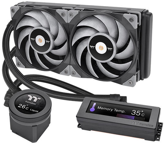 Система водного охлаждения Thermaltake Floe RC Ultra 240 CPU&Memory (CL-W324-PL12GM-A) фото1