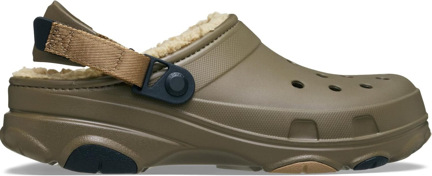 Кроксы утепленые Crocs All Terrain Lined Clog 207936-267 45-46 (M11 US) темно-коричневые