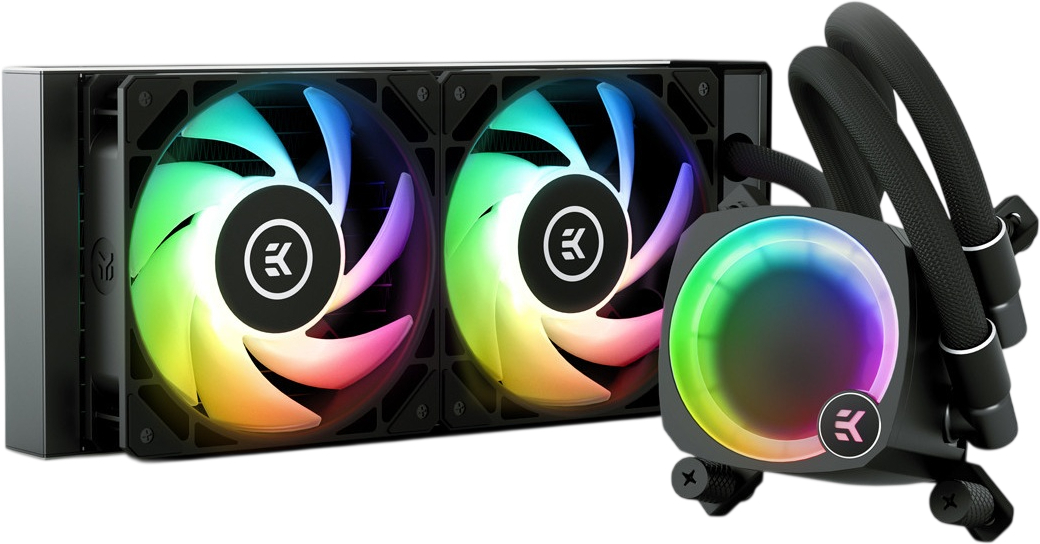 Система водяного охолодження EKWB EK-Nucleus AIO CR240 Lux D-RGB Black (3831109851678) фото1