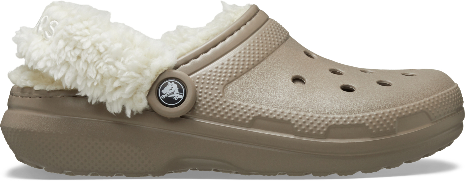 Кроксы утепленые Crocs Classic Lined Clog 211396-195 37-38 (M5W7 US) серо-бежевые