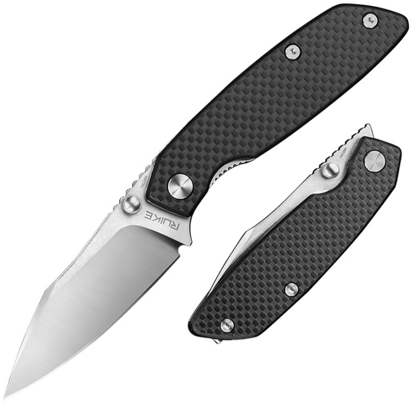 Ніж складаний туристичний Ruike P746-CB, (8 см) 14C28N / G10 чорний (P746-CB) фото1