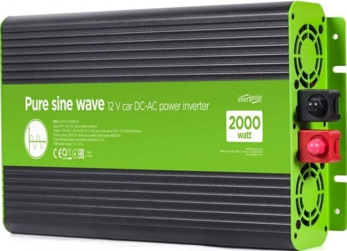 Инвертор автомобильный EnerGenie (EG-PWC-PS2000-01) фото1